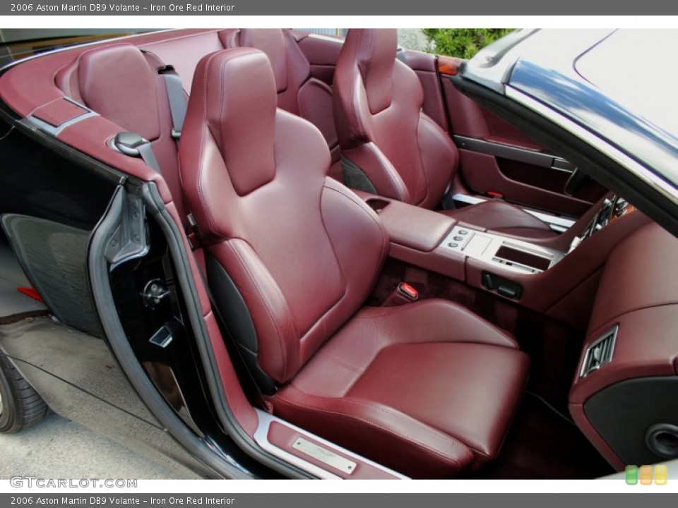 Iron Ore Red Interior Front Seat for the 2006 Aston Martin DB9 Volante #71160651