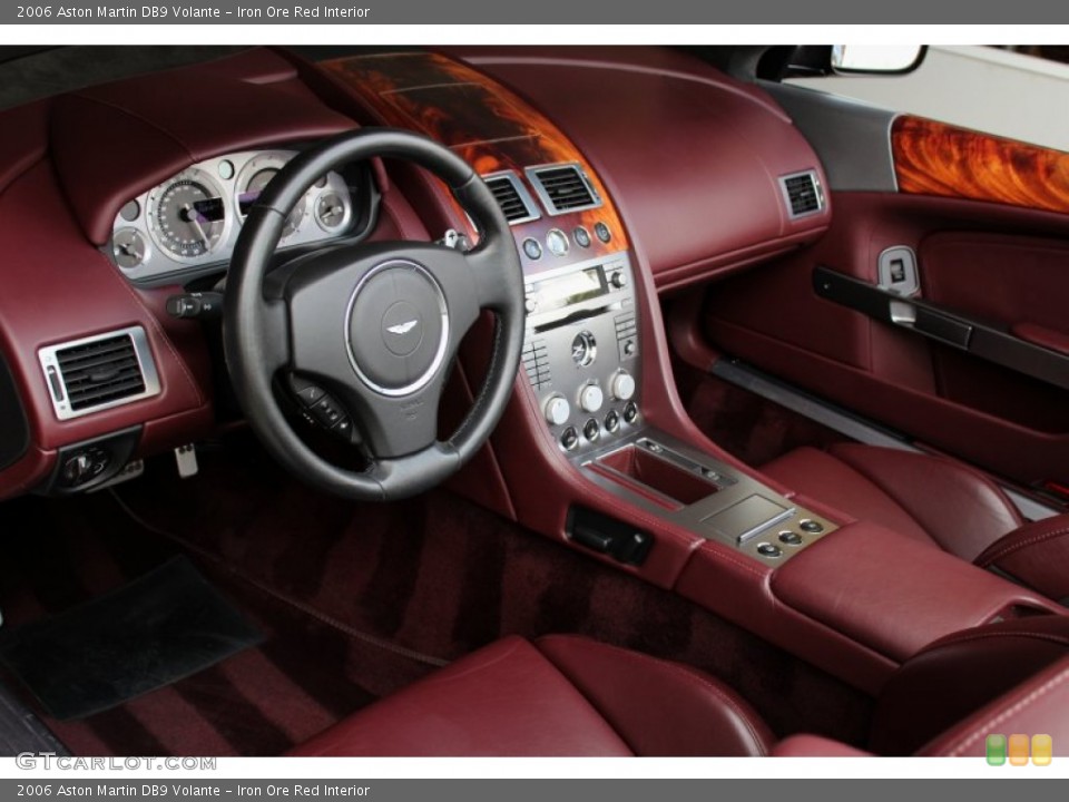 Iron Ore Red 2006 Aston Martin DB9 Interiors