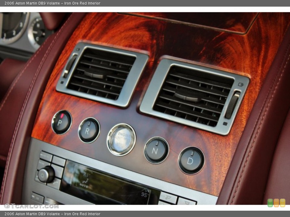 Iron Ore Red Interior Controls for the 2006 Aston Martin DB9 Volante #71160735