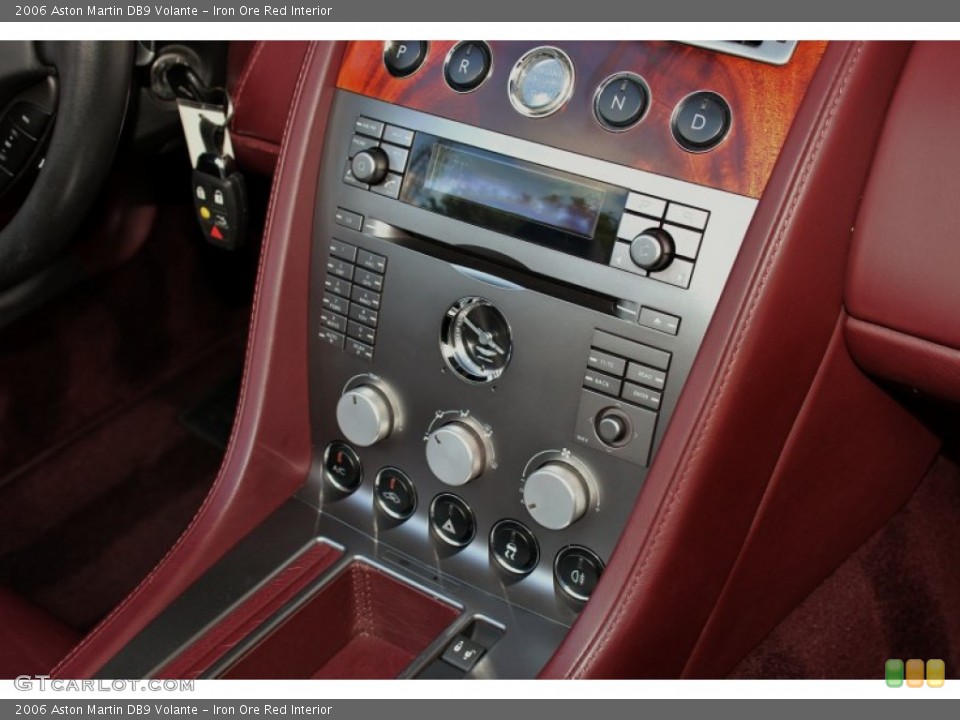 Iron Ore Red Interior Controls for the 2006 Aston Martin DB9 Volante #71160744