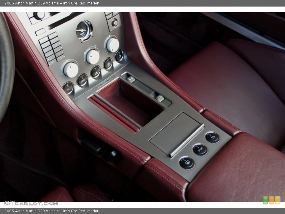 Iron Ore Red Interior Controls for the 2006 Aston Martin DB9 Volante #71160753