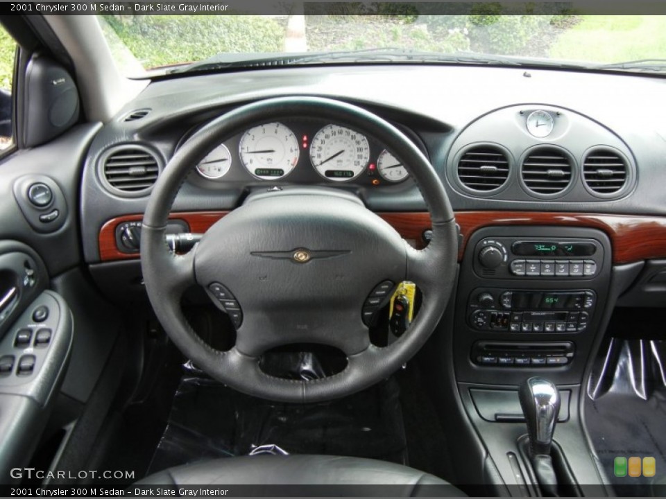 Dark Slate Gray Interior Steering Wheel for the 2001 Chrysler 300 M Sedan #71163267