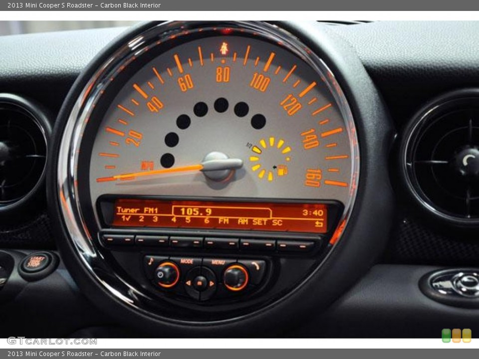 Carbon Black Interior Gauges for the 2013 Mini Cooper S Roadster #71165457