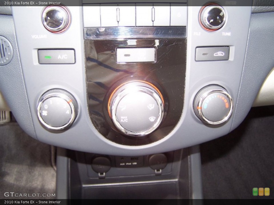 Stone Interior Controls for the 2010 Kia Forte EX #71165847