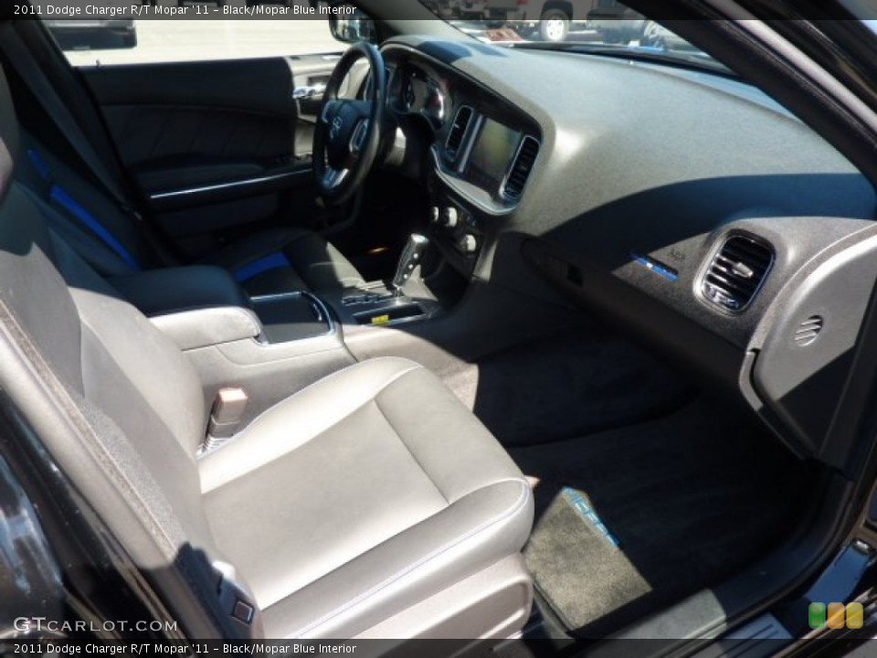 Black/Mopar Blue Interior Photo for the 2011 Dodge Charger R/T Mopar '11 #71168196