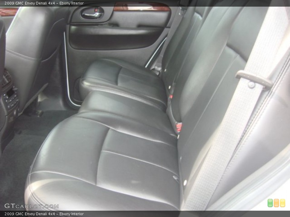 Ebony Interior Rear Seat for the 2009 GMC Envoy Denali 4x4 #71169366