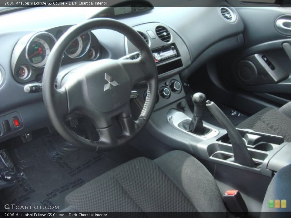 Dark Charcoal Interior Prime Interior for the 2006 Mitsubishi Eclipse GS Coupe #71169966