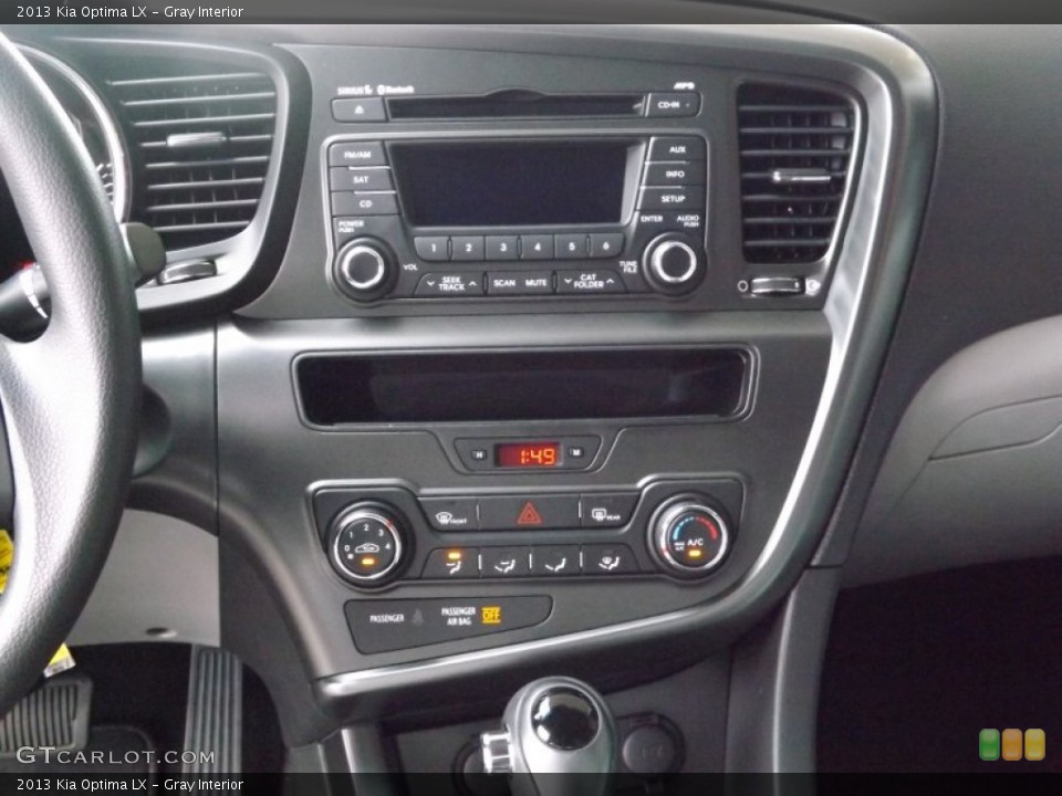Gray Interior Controls for the 2013 Kia Optima LX #71170887