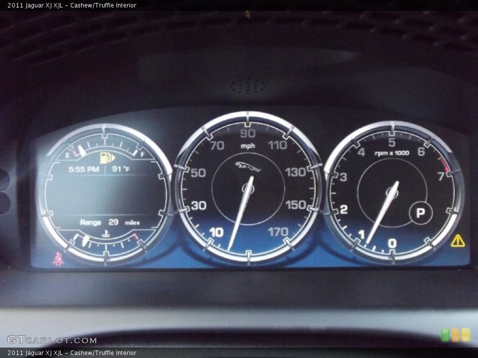 Cashew/Truffle Interior Gauges for the 2011 Jaguar XJ XJL #71172135