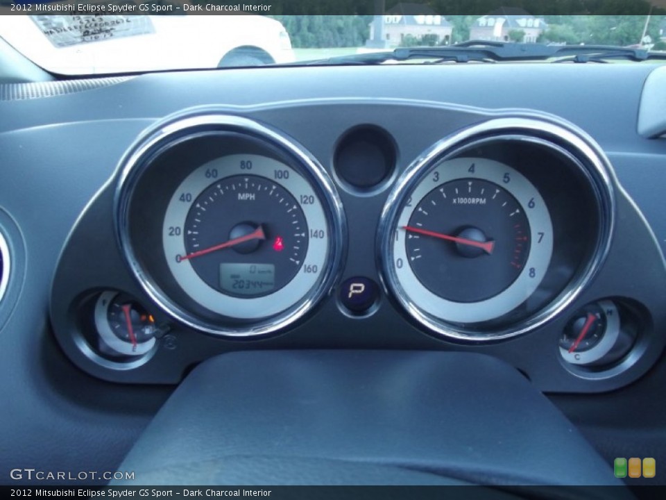 Dark Charcoal Interior Gauges for the 2012 Mitsubishi Eclipse Spyder GS Sport #71173171