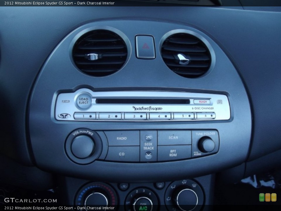 Dark Charcoal Interior Audio System for the 2012 Mitsubishi Eclipse Spyder GS Sport #71173190