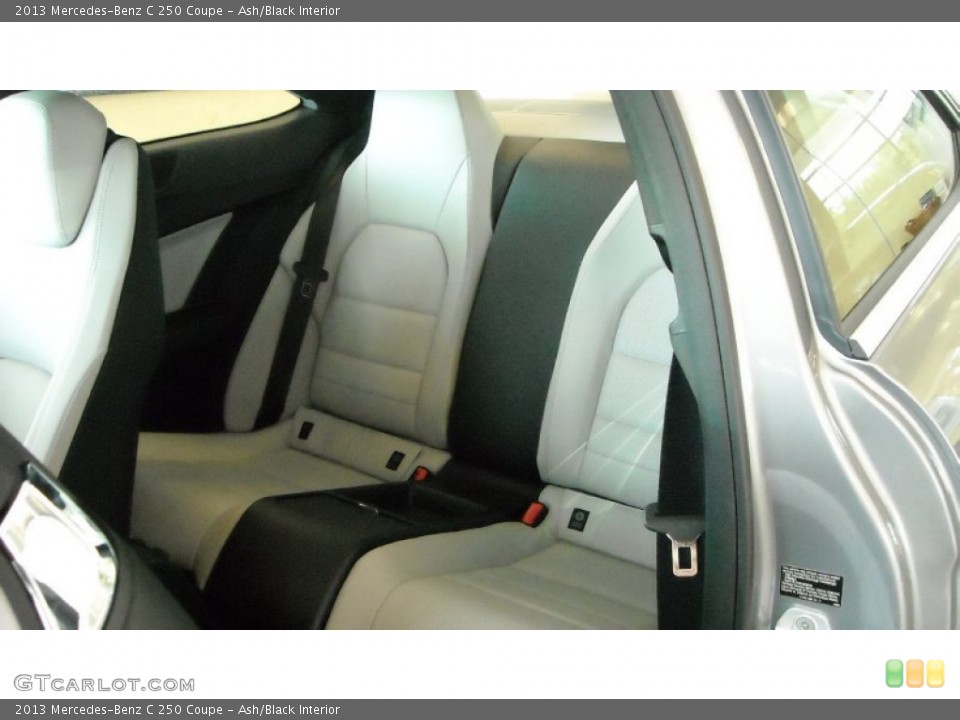 Ash/Black Interior Rear Seat for the 2013 Mercedes-Benz C 250 Coupe #71174715