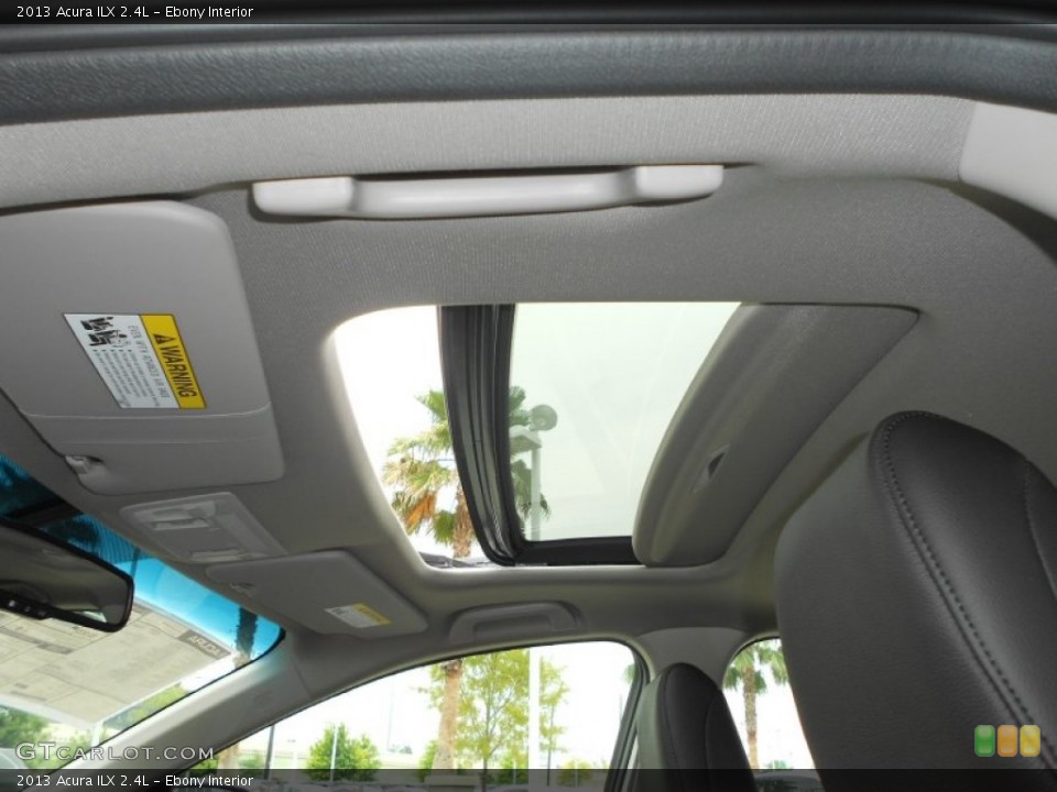 Ebony Interior Sunroof for the 2013 Acura ILX 2.4L #71176890