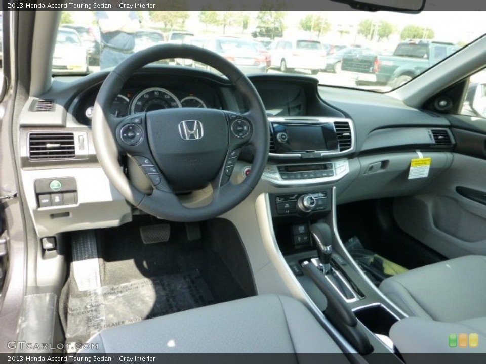 Gray Interior Dashboard for the 2013 Honda Accord Touring Sedan #71177997