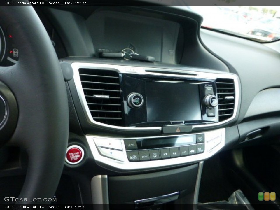 Black Interior Controls for the 2013 Honda Accord EX-L Sedan #71178387
