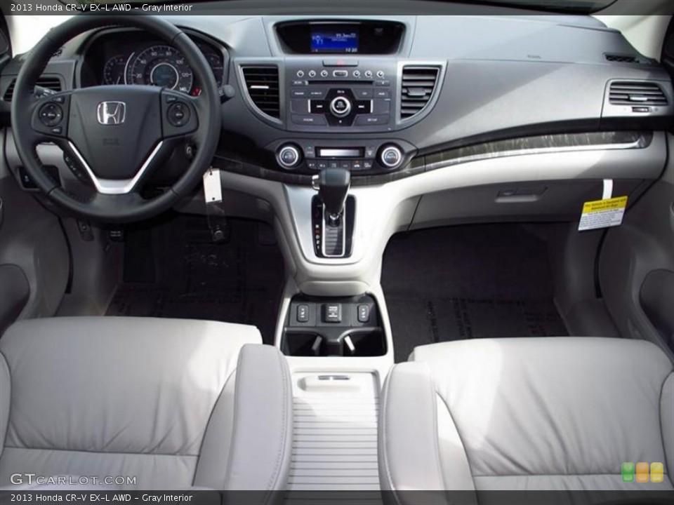 Gray Interior Dashboard for the 2013 Honda CR-V EX-L AWD #71179110