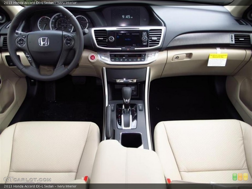 Ivory Interior Dashboard for the 2013 Honda Accord EX-L Sedan #71179452