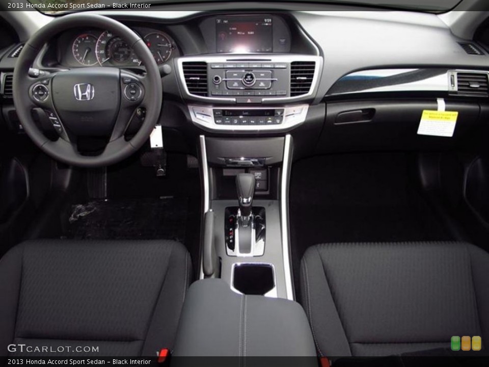 Black Interior Dashboard for the 2013 Honda Accord Sport Sedan #71179557