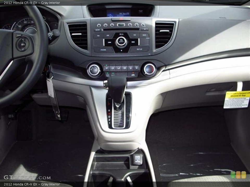 Gray Interior Controls for the 2012 Honda CR-V EX #71180202