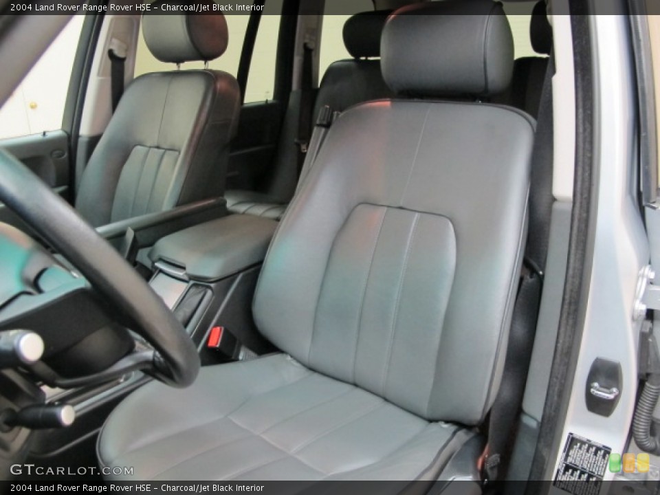 Charcoal/Jet Black 2004 Land Rover Range Rover Interiors