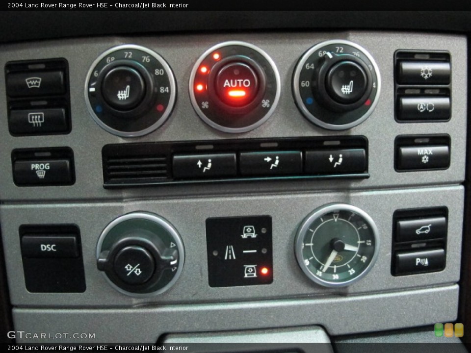 Charcoal/Jet Black Interior Controls for the 2004 Land Rover Range Rover HSE #71181657