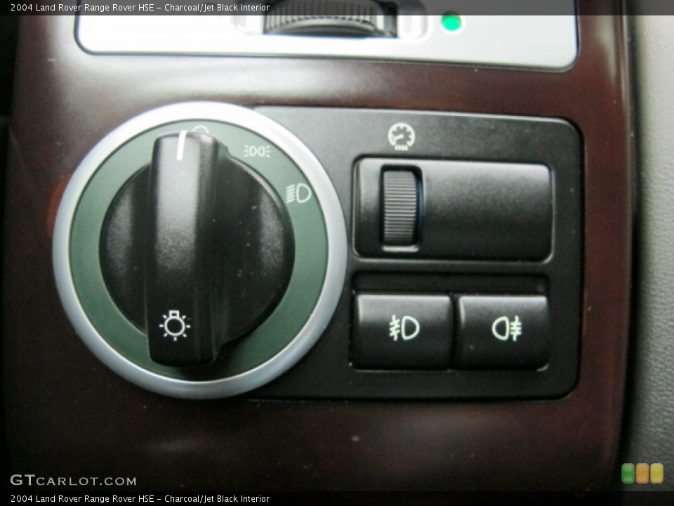 Charcoal/Jet Black Interior Controls for the 2004 Land Rover Range Rover HSE #71181714