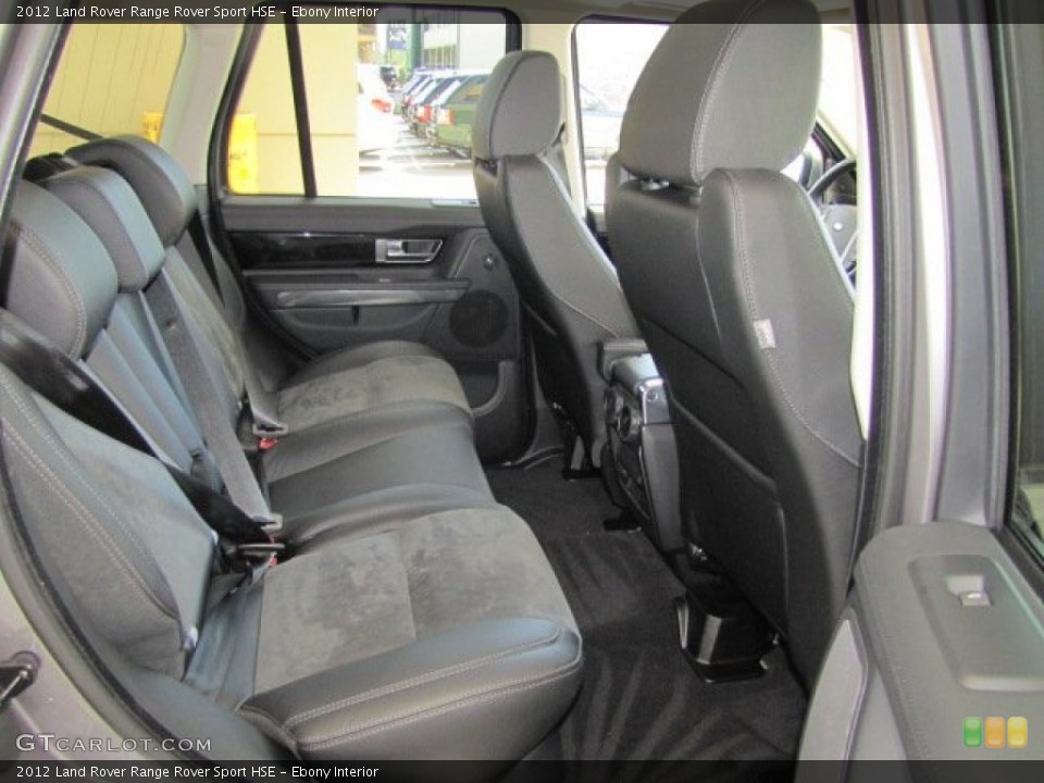 Ebony Interior Rear Seat for the 2012 Land Rover Range Rover Sport HSE #71187601