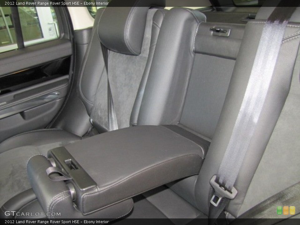 Ebony Interior Rear Seat for the 2012 Land Rover Range Rover Sport HSE #71187646