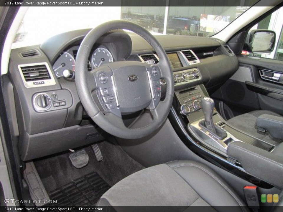 Ebony Interior Prime Interior for the 2012 Land Rover Range Rover Sport HSE #71187697