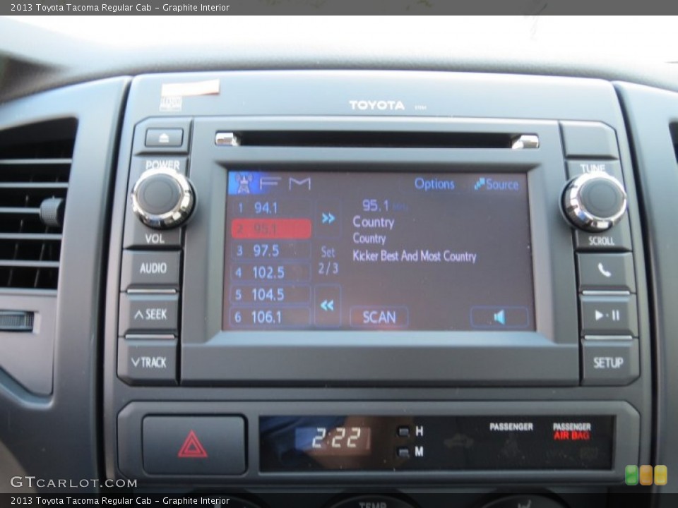 Graphite Interior Audio System for the 2013 Toyota Tacoma Regular Cab #71188060