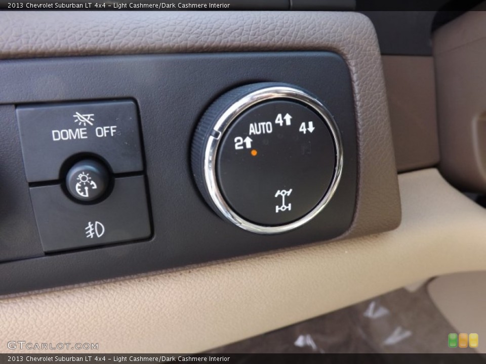 Light Cashmere/Dark Cashmere Interior Controls for the 2013 Chevrolet Suburban LT 4x4 #71188765