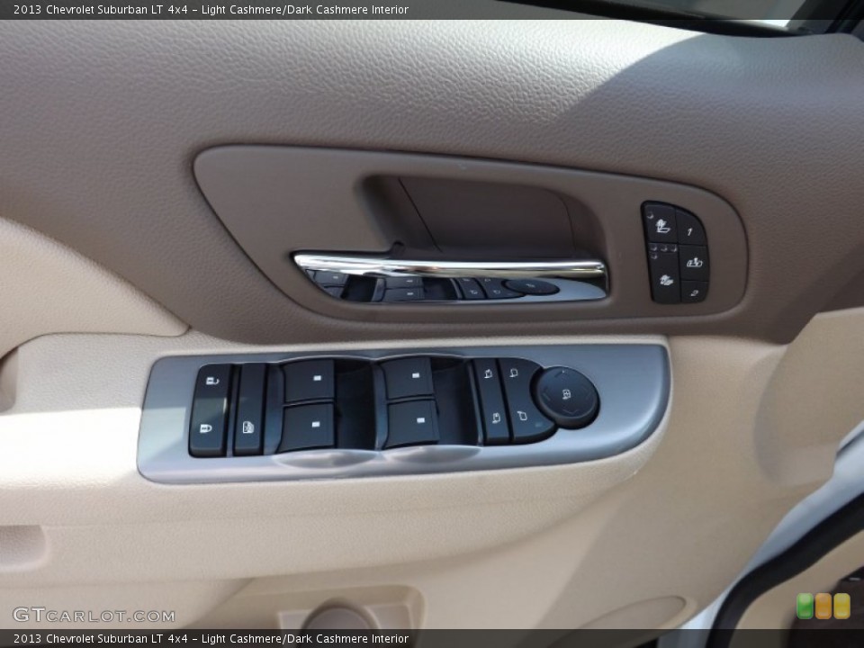 Light Cashmere/Dark Cashmere Interior Controls for the 2013 Chevrolet Suburban LT 4x4 #71188816