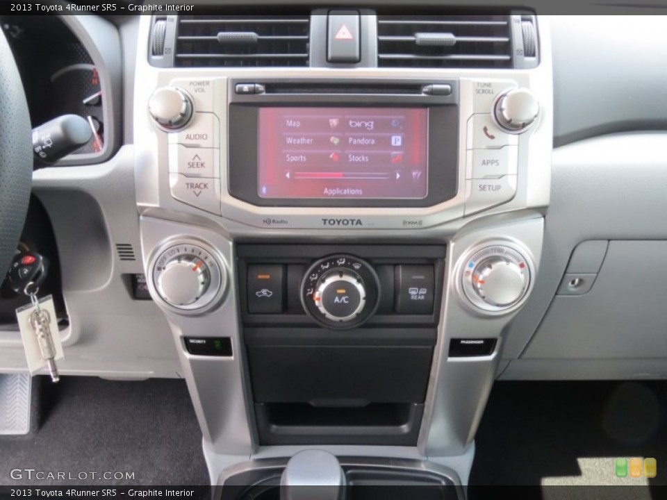 Graphite Interior Controls for the 2013 Toyota 4Runner SR5 #71188855