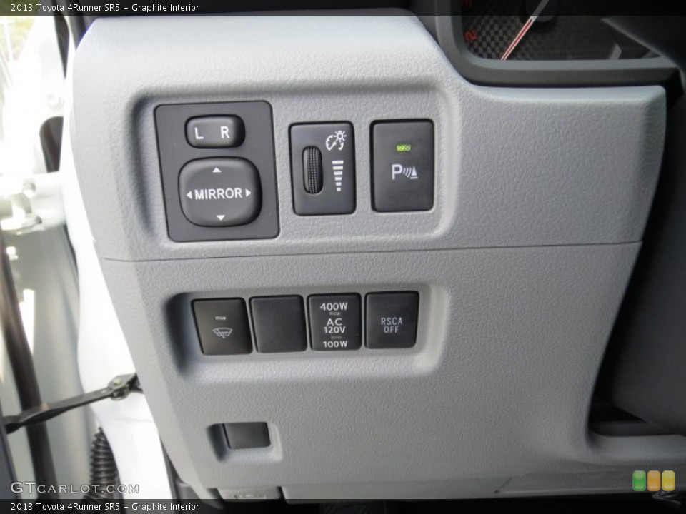 Graphite Interior Controls for the 2013 Toyota 4Runner SR5 #71188877