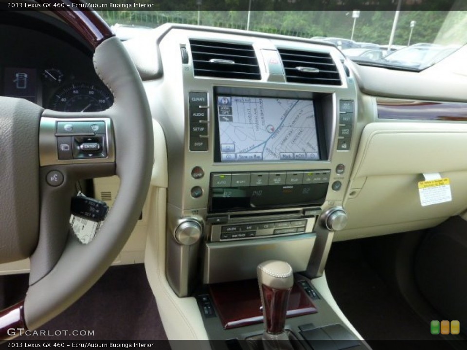 Ecru/Auburn Bubinga Interior Controls for the 2013 Lexus GX 460 #71191402