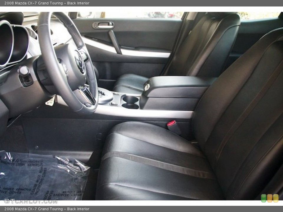 Black Interior Front Seat for the 2008 Mazda CX-7 Grand Touring #71191525