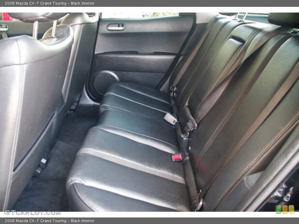 Black Interior Rear Seat for the 2008 Mazda CX-7 Grand Touring #71191528