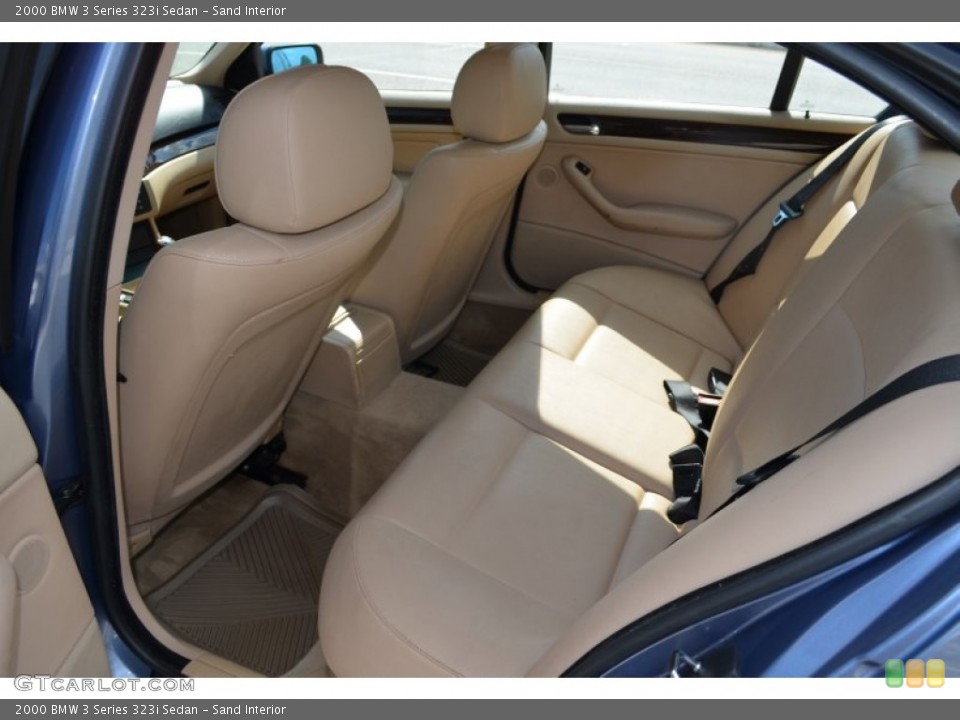 Sand Interior Rear Seat for the 2000 BMW 3 Series 323i Sedan #71192380