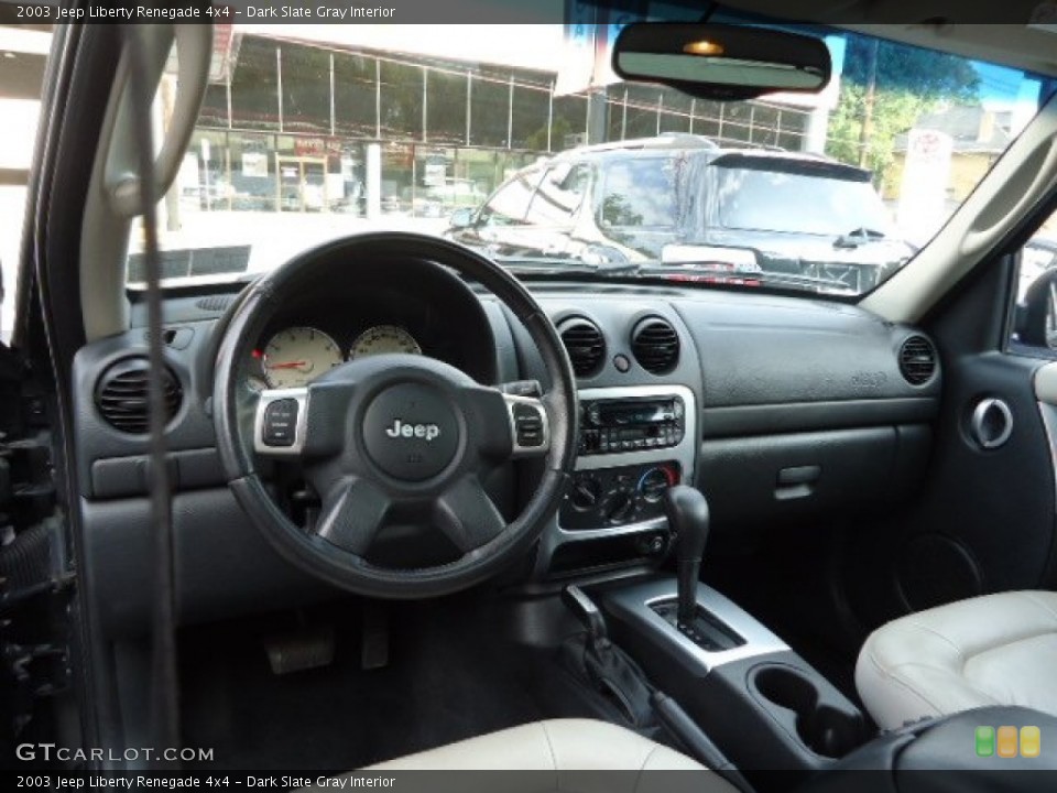 Dark Slate Gray Interior Prime Interior for the 2003 Jeep Liberty Renegade 4x4 #71199508