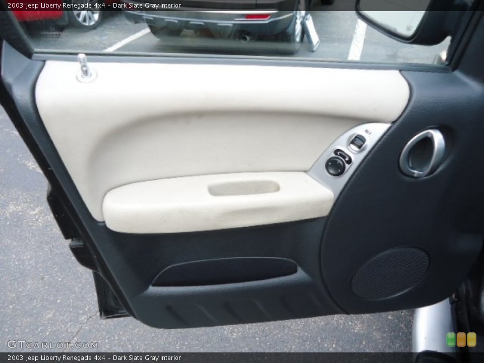 Dark Slate Gray Interior Door Panel for the 2003 Jeep Liberty Renegade 4x4 #71199598