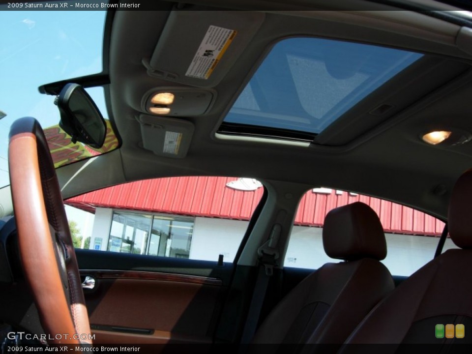 Morocco Brown Interior Sunroof for the 2009 Saturn Aura XR #71201335