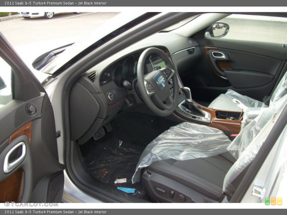 Jet Black Interior Photo for the 2011 Saab 9-5 Turbo4 Premium Sedan #71202223