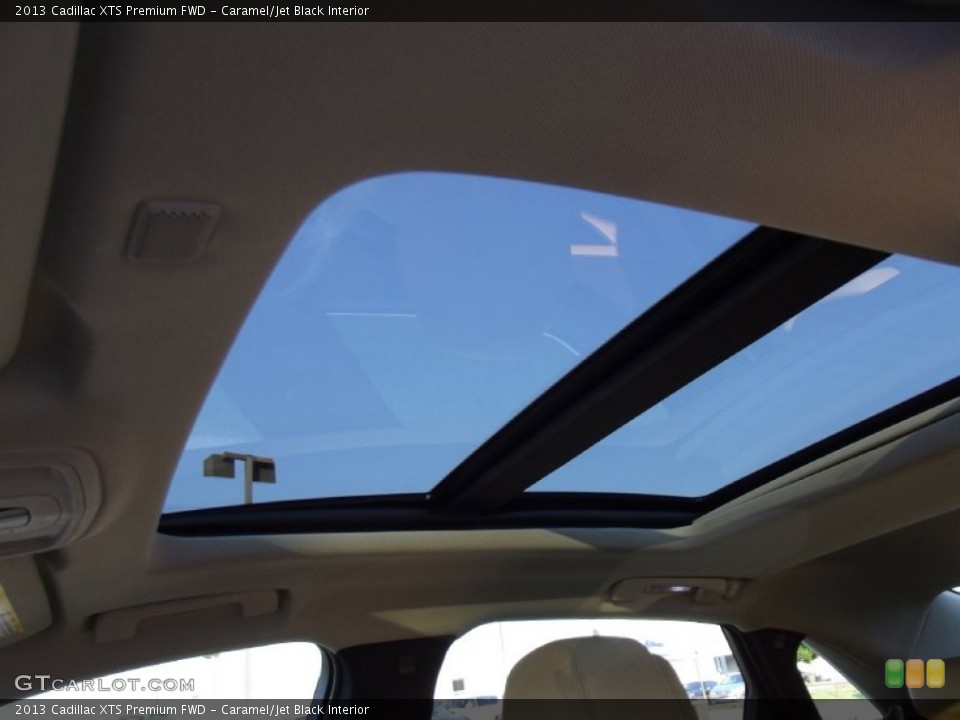 Caramel/Jet Black Interior Sunroof for the 2013 Cadillac XTS Premium FWD #71202772