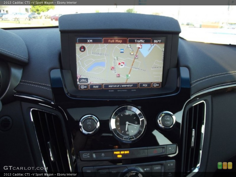 Ebony Interior Navigation for the 2013 Cadillac CTS -V Sport Wagon #71203348