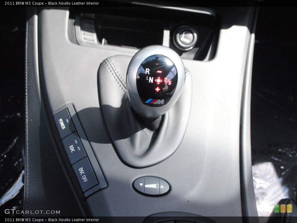 Black Novillo Leather Interior Transmission for the 2011 BMW M3 Coupe #71206732