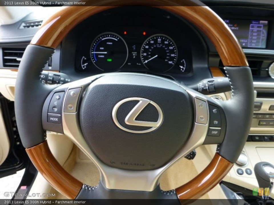 Parchment Interior Steering Wheel for the 2013 Lexus ES 300h Hybrid #71212207