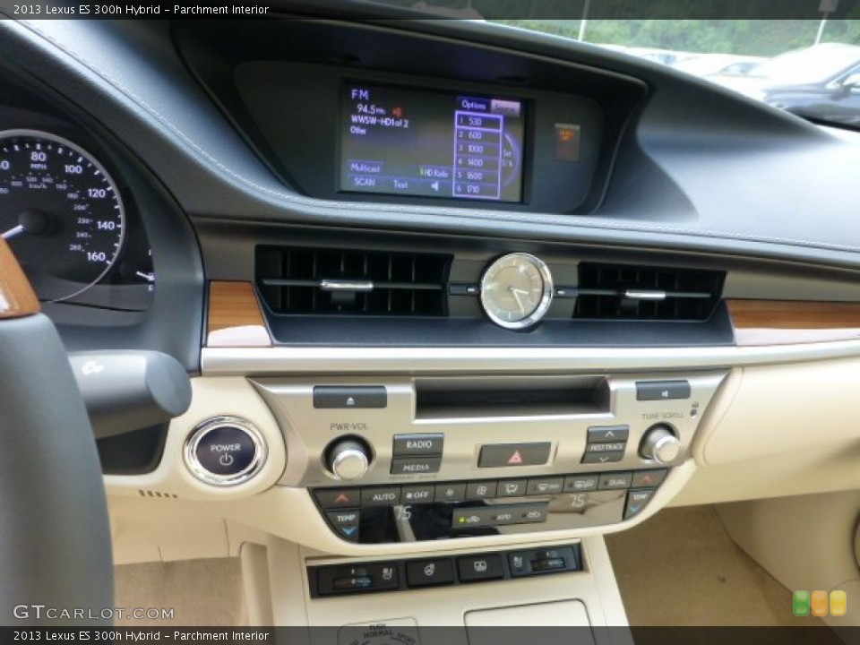 Parchment Interior Controls for the 2013 Lexus ES 300h Hybrid #71212210