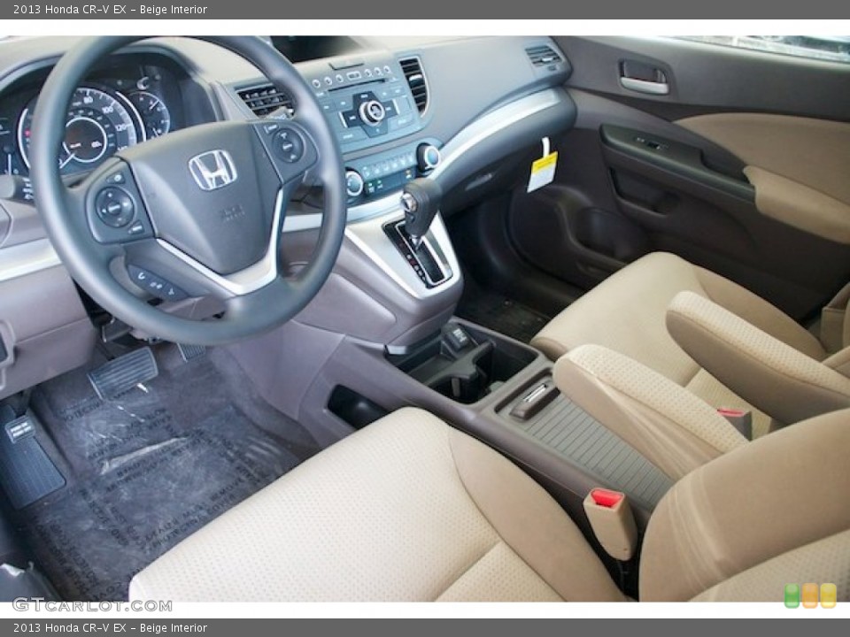 Beige Interior Prime Interior for the 2013 Honda CR-V EX #71214226