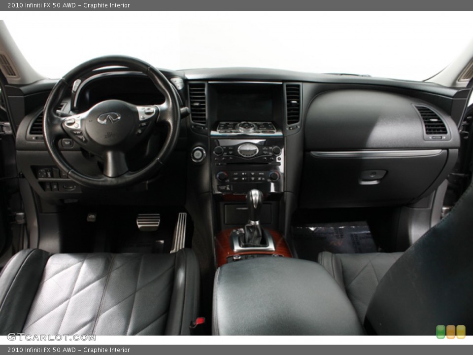 Graphite Interior Dashboard for the 2010 Infiniti FX 50 AWD #71214370