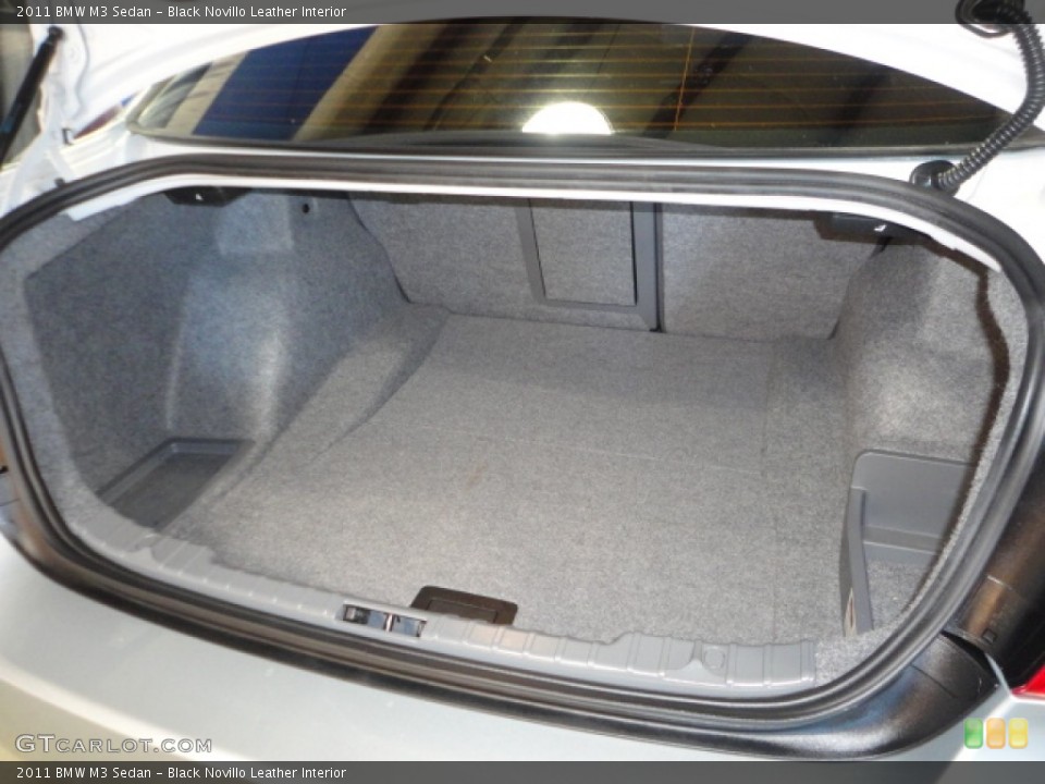 Black Novillo Leather Interior Trunk for the 2011 BMW M3 Sedan #71215042